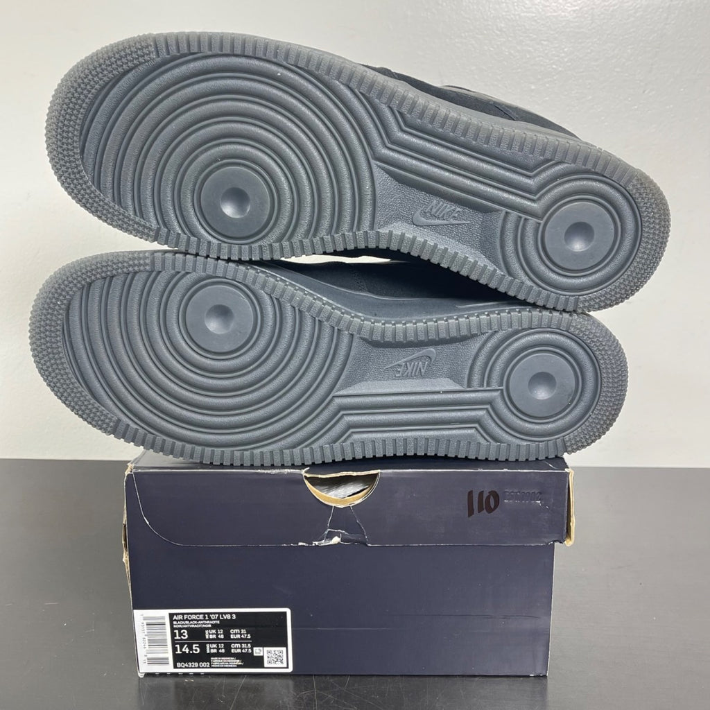 Nike Air Force 1 Low Black Anthracite 13 (Moderately Worn Pre-Owned)NikeBlack/Black-Anthracite - Image 5