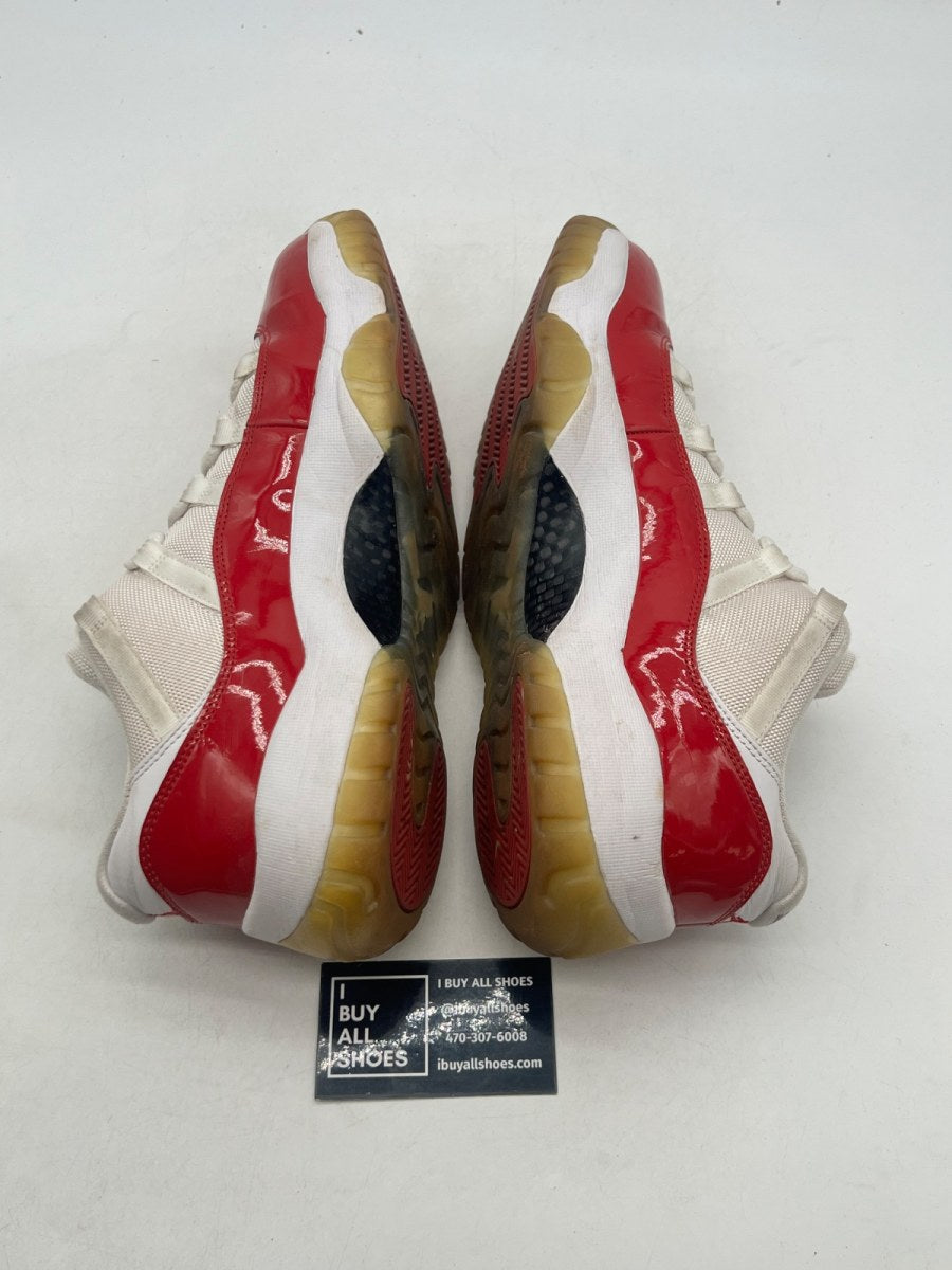 Jordan 11 Retro Low Cherry (2016) 11.5 (Heavily Worn Pre-Owned) - Image 6