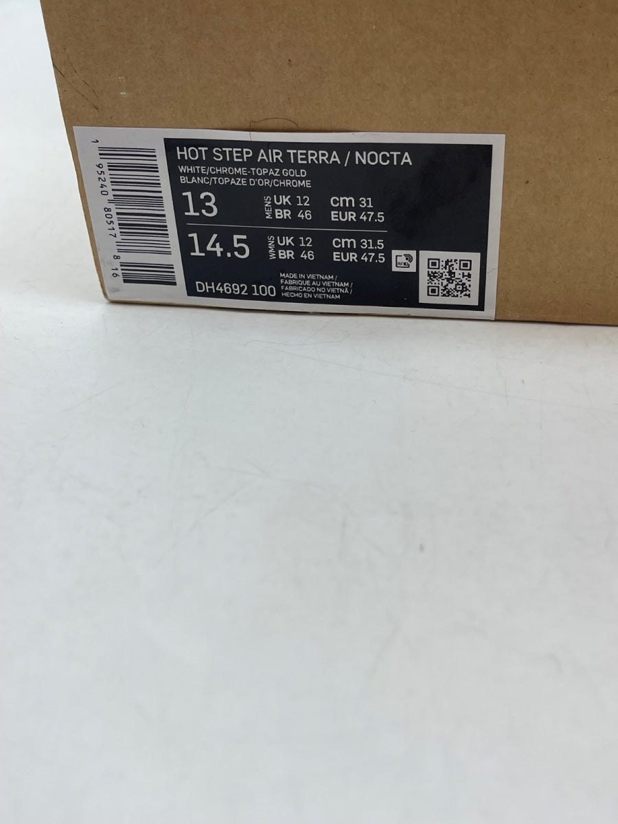 Nike Hot Step Air Terra Drake NOCTA White 13 (Moderately Worn Pre-Owned)NikeWhite/Chrome - Image 9