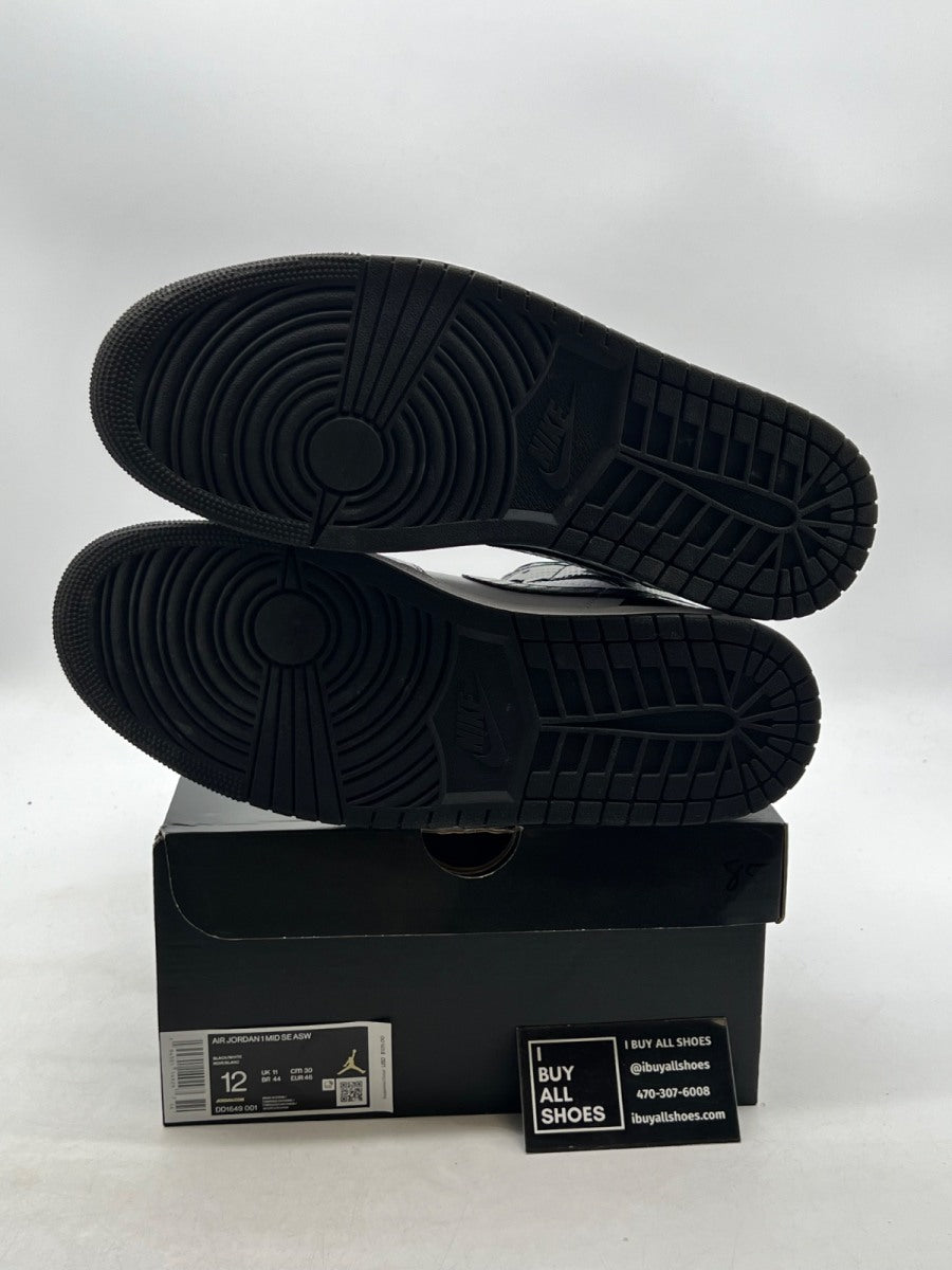 Jordan 1 Mid Carbon Fiber 12 (Lightly Worn Pre-Owned) - Image 8