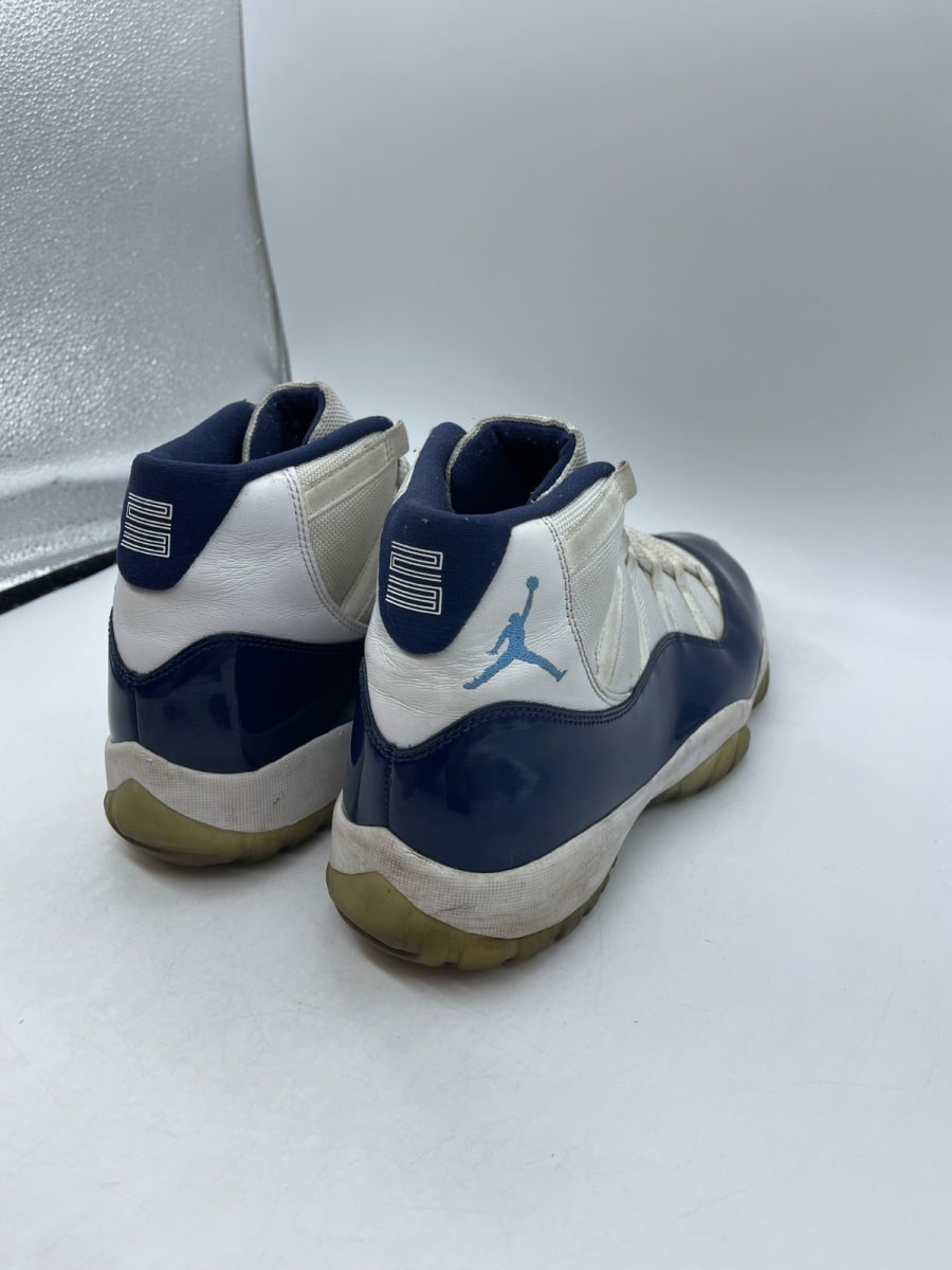Jordan 11 Retro UNC Win Like 82 12 (Moderately Worn Pre-Owned)JordanWhite/University Blue-Midnight Navy - Image 5