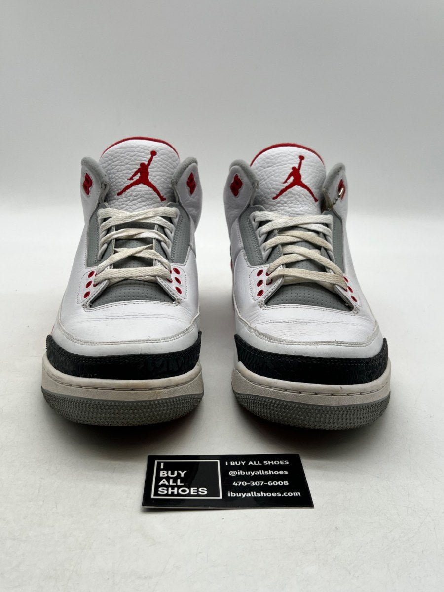 Jordan 3 Retro Fire Red (2013) 12 (Moderately Worn Pre-Owned) - Image 2