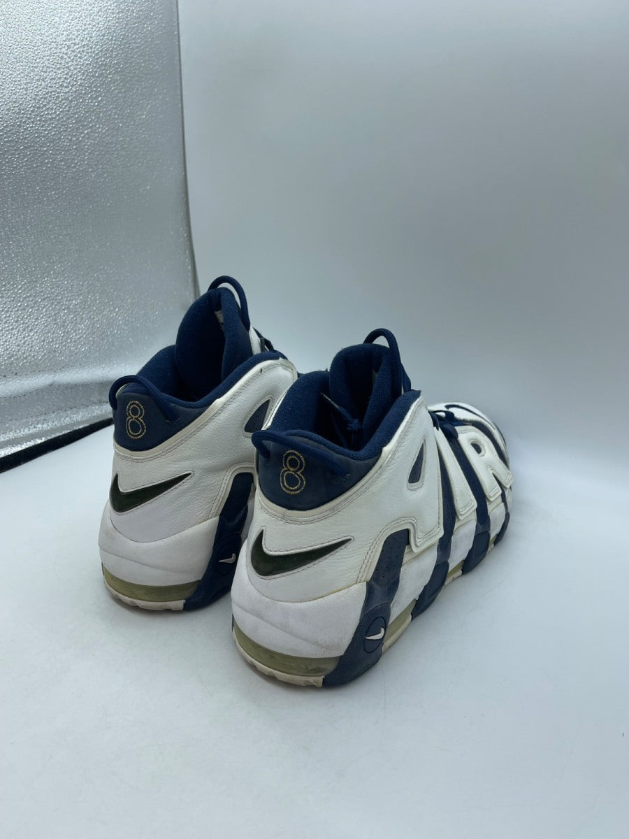 Nike Air More Uptempo HOH Olympic 13 (Moderately Worn Pre-Owned)NikeMidnight Navy/Midnight Navy-White-Sport Red - Image 5