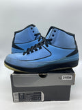 Jordan 2 Retro QF Univ. Blue Black (2010) 12 (Moderately Worn Pre-Owned) - Image 1