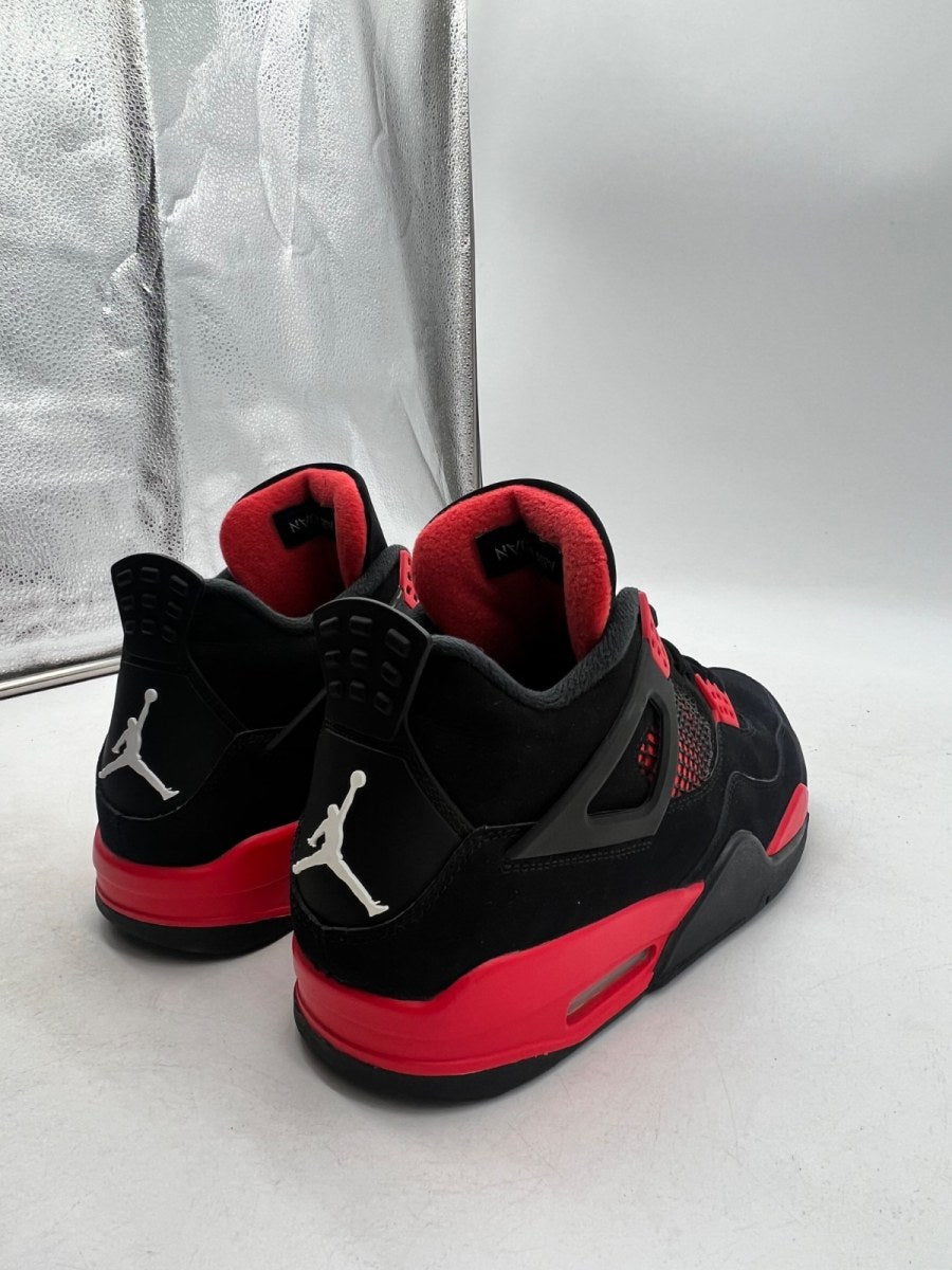 Jordan 4 Retro Red Thunder 10 (Moderately Worn Pre-Owned)JordanBlack/Multi-Color-Multi-Color-Crimson - Image 3