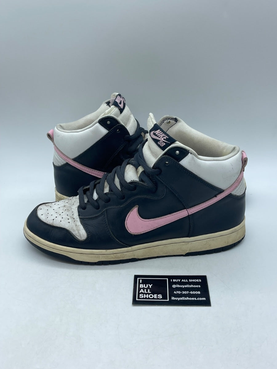 Nike Dunk High Pro SB 'Shy Pink' 11 (Heavily Worn Pre-Owned) - Image 1