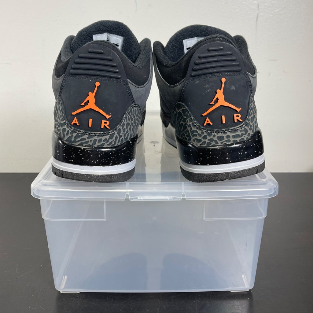 Jordan 3 Retro Fear Pack (2013) 10 (Moderately Worn Pre-Owned)JordanNight Stadium/Total Orange-Black - Image 4