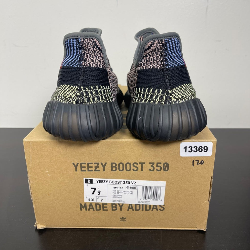 adidas Yeezy Boost 350 V2 Yecheil (Non-Reflective) 7.5 (Moderately Worn Pre-Owned)adidasYecheil/Yecheil/Yecheil - Image 4