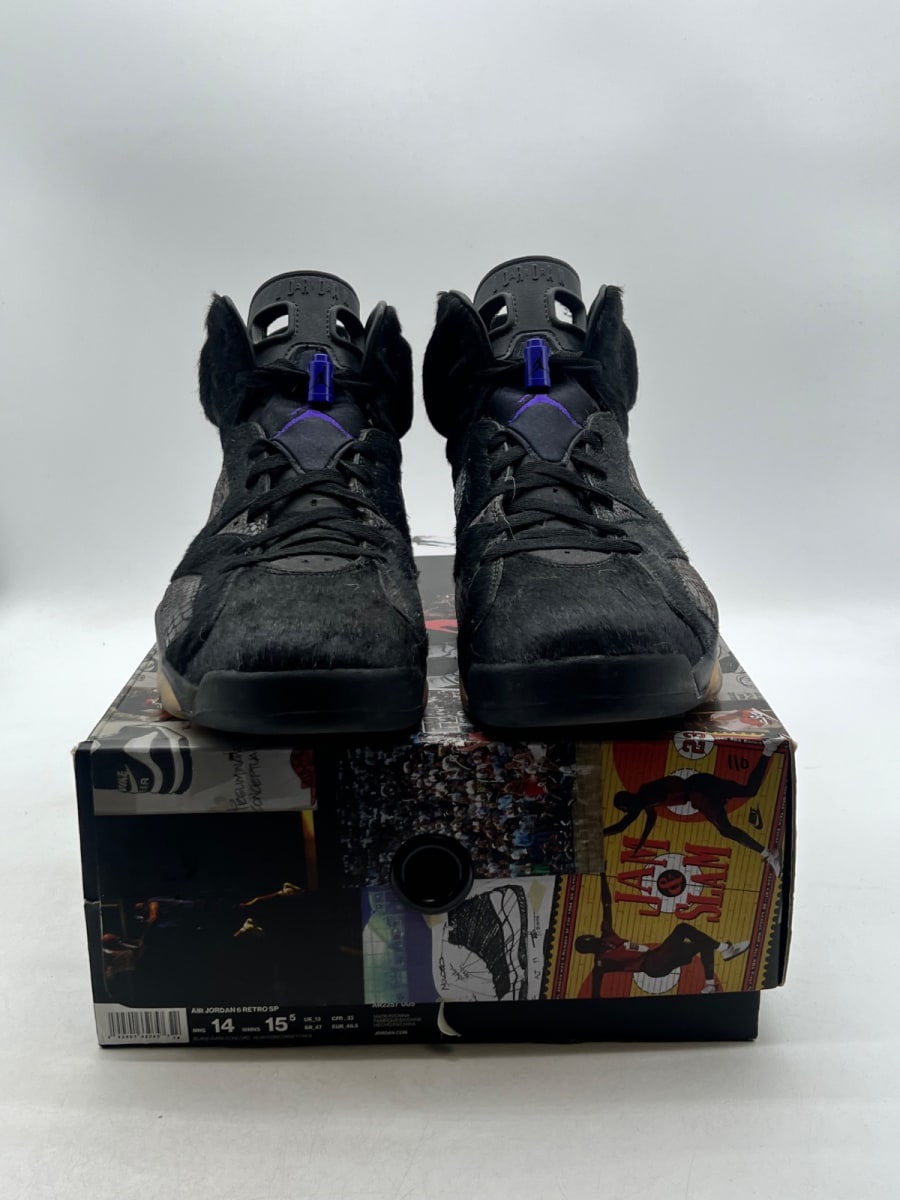 Jordan 6 Retro Social Status 14 (Moderately Worn Pre-Owned) - Image 2