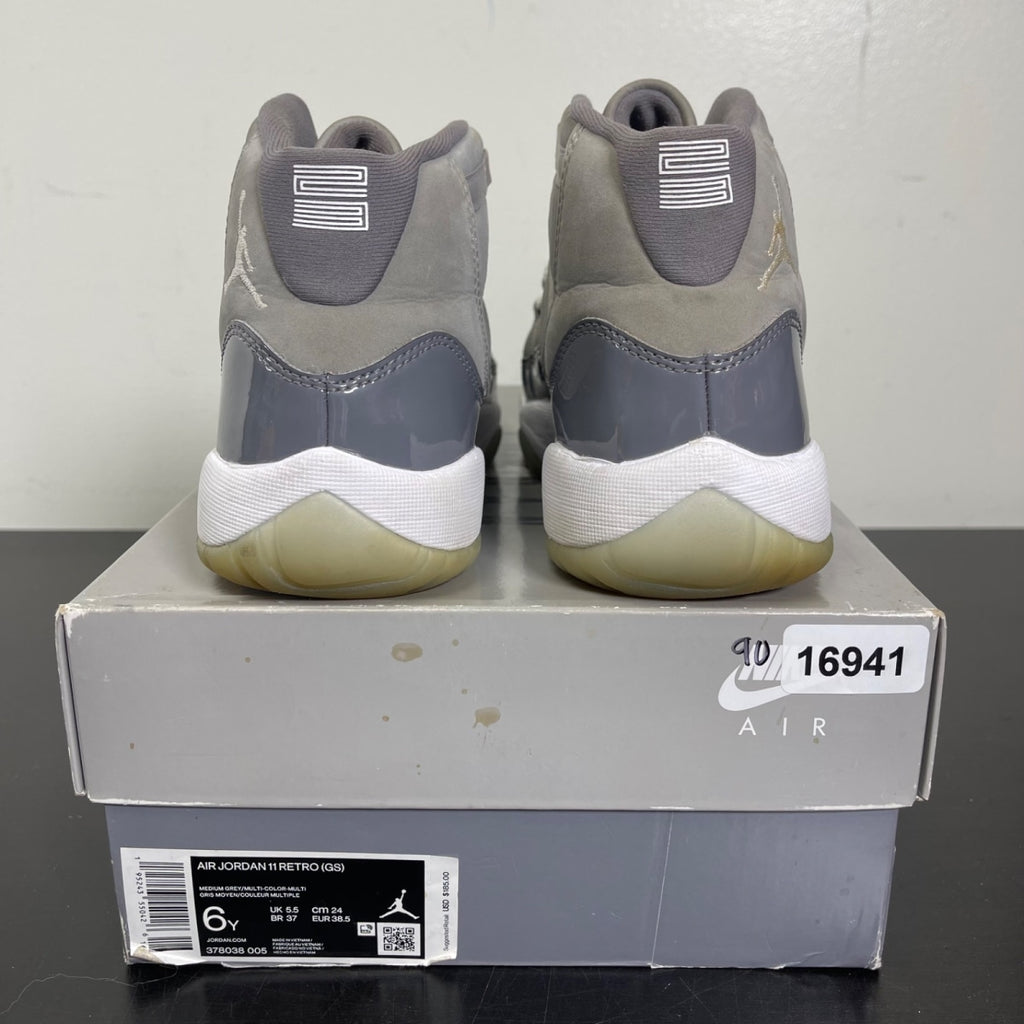 Jordan 11 Retro Cool Grey (2021) (GS) 6Y (Moderately Worn Pre-Owned)JordanMedium Grey/Multi-Color/Multi-Color - Image 4