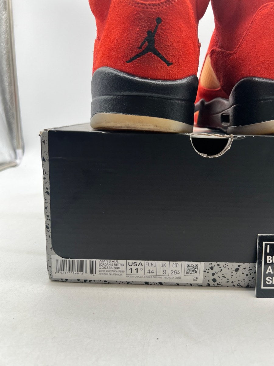 Jordan 5 Retro Dunk on Mars (Women's) 11.5W (Lightly Worn Pre-Owned) - Image 6