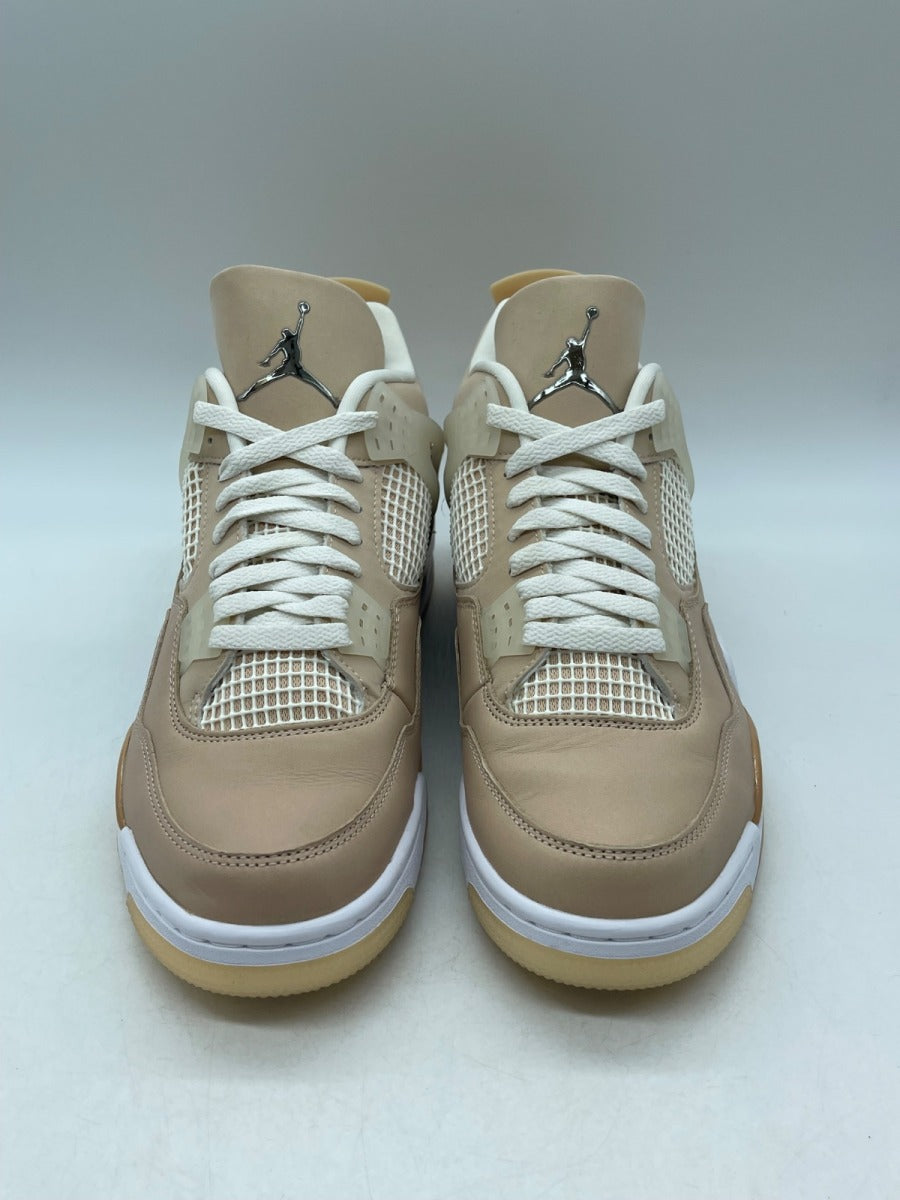 Jordan 4 Retro Shimmer (Women's) 11.5W (Moderately Worn Pre-Owned)JordanShimmer/Bronze Eclipse-Orange Quartz-Metallic Silver - Image 2