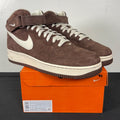 Nike Air Force 1 Mid QS Chocolate 13 (Moderately Worn Pre-Owned)NikeChocolate/Cream - Image 1