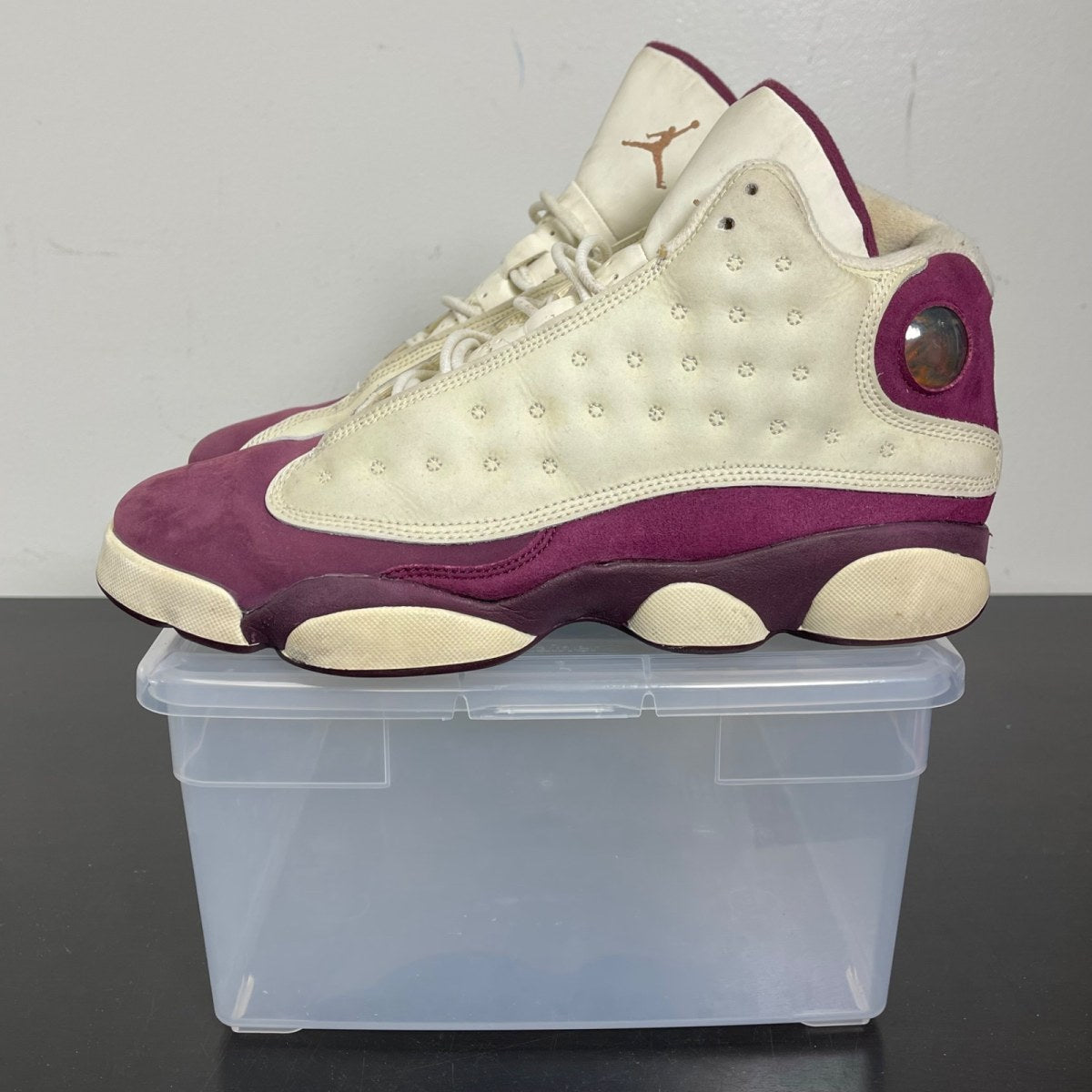 Jordan 13 Retro Bordeaux (GS) 8.5Y (Moderately Worn Pre-Owned)JordanSail/Metallic Red Bronze-Bordeaux - Image 3
