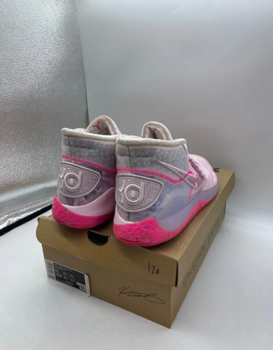 Nike KD 12 Aunt Pearl 11 (Heavily Worn Pre-Owned)NikePink/Pink - Image 5