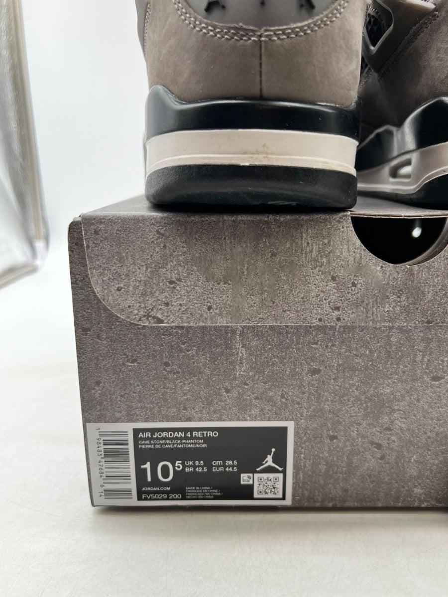 Jordan 4 Retro Cave Stone 10.5 (Lightly Worn Pre-Owned) - Image 6