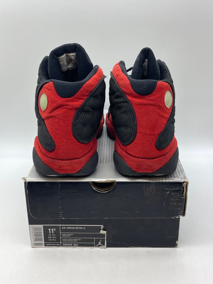 Jordan 13 Retro Bred (2004) 11.5 (Moderately Worn Pre-Owned)JordanBlack/Varsity Red-White - Image 3