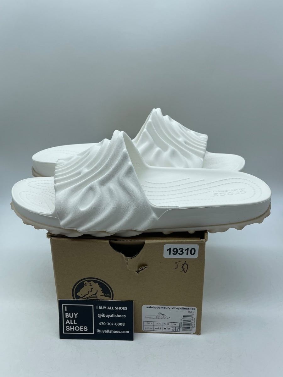 Crocs Pollex Slide by Salehe Bembury Parsnip 12 (Moderately Worn Pre-Owned) - Image 1