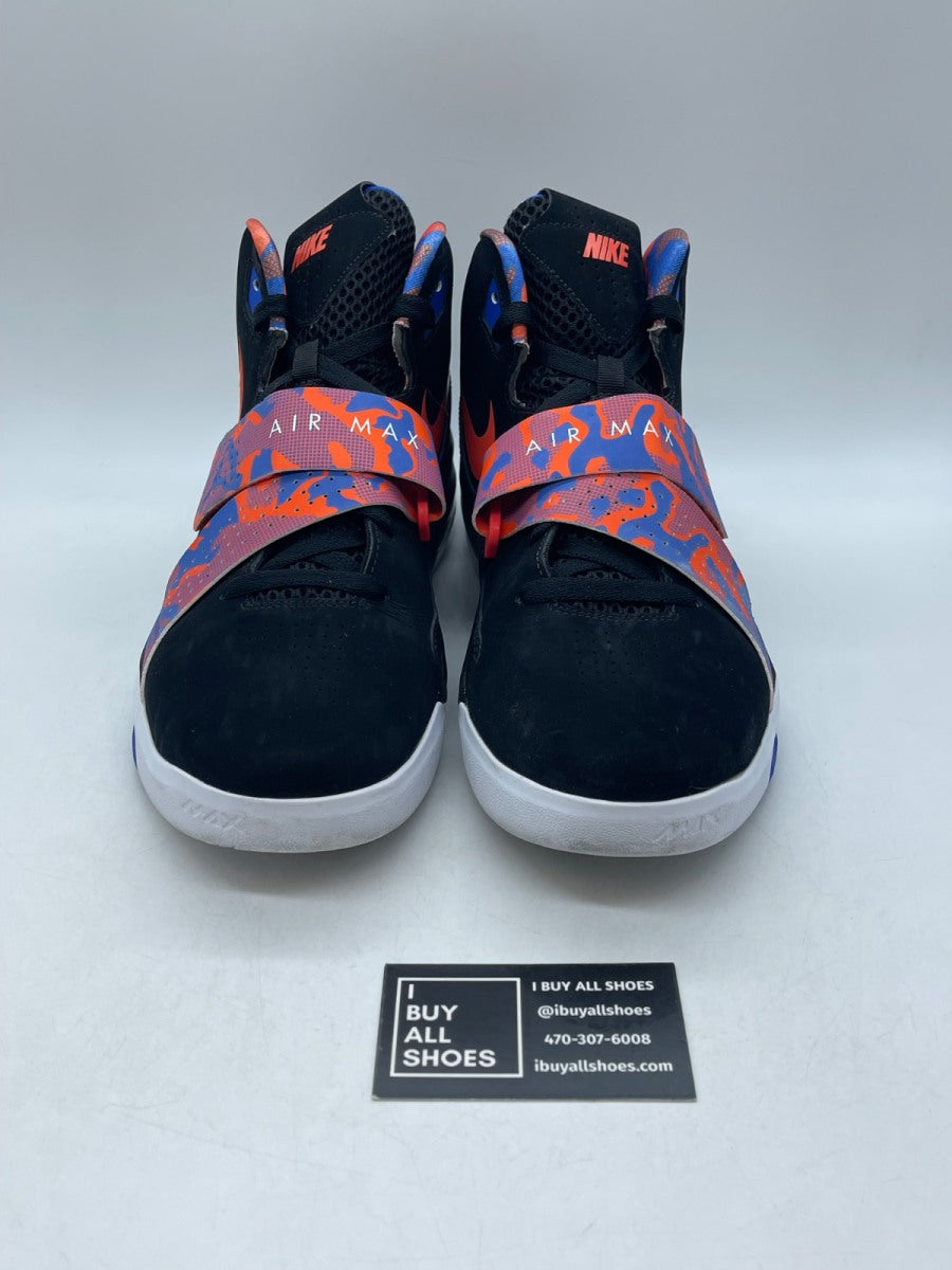 Nike Air Max PE Black Blue Orange 13 (Moderately Worn Pre-Owned) - Image 2