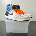 Jordan 1 Retro High OG Prototype 10 (Lightly Worn Pre-Owned)JordanWhite/Multi-Color-Total Orange - Image 1