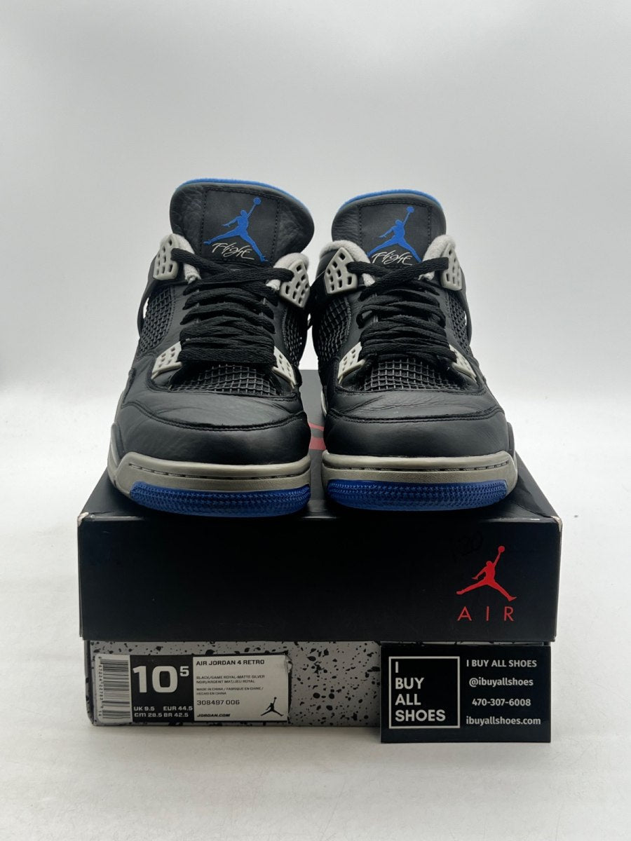 Jordan 4 Retro Motorsports Alternate 10.5 (Moderately Worn Pre-Owned) - Image 2