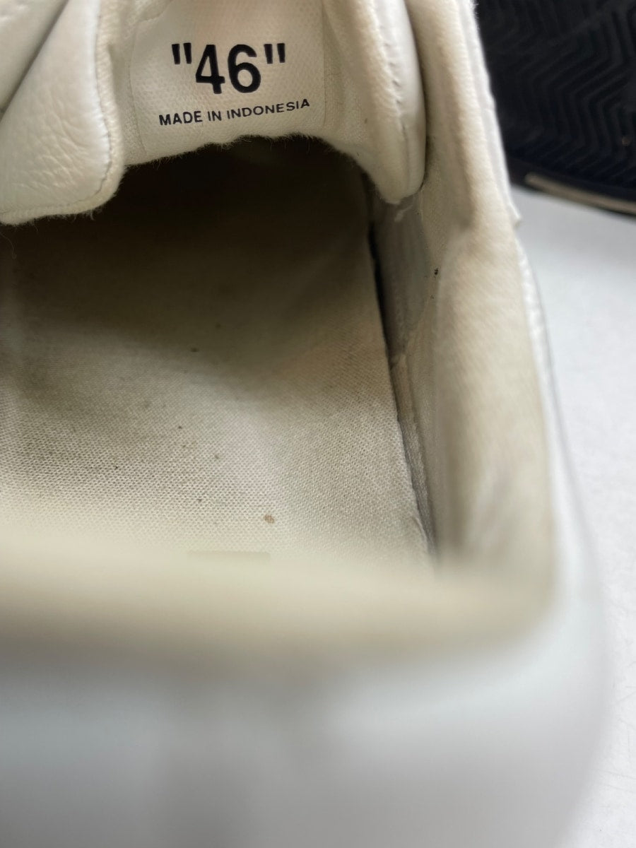 OFF-WHITE Vulcanized Low Canvas White Black 46 (Moderately Worn Pre-Owned) - Image 8