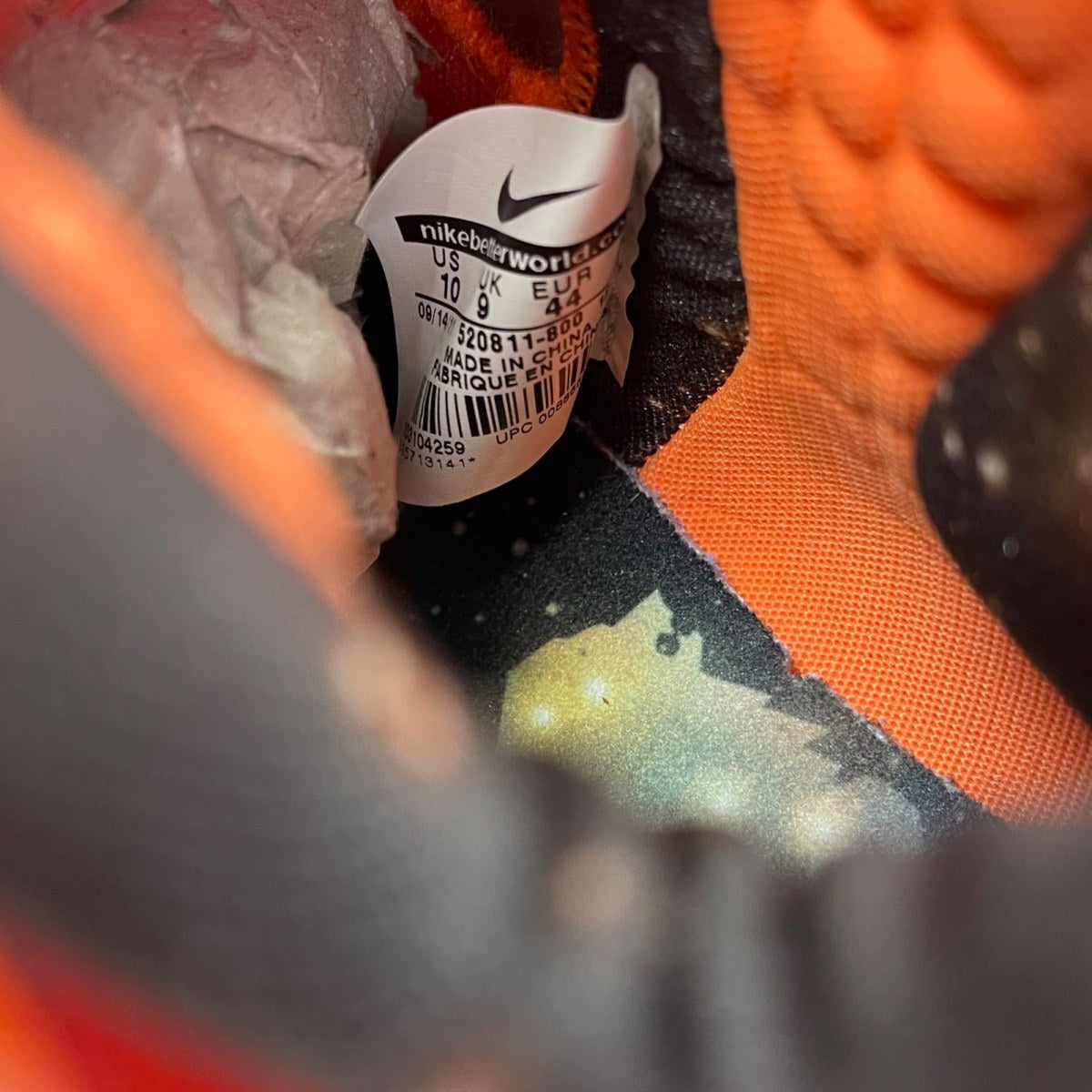 Nike LeBron 9 Big Bang AS (2012) 10 (Moderately Worn Pre-Owned)NikeTotal Orange/Metallic Silver-Team Orange-Mango - Image 6