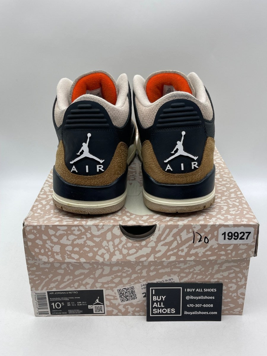 Jordan 3 Retro Desert Elephant 10.5 (Moderately Worn Pre-Owned) - Image 3