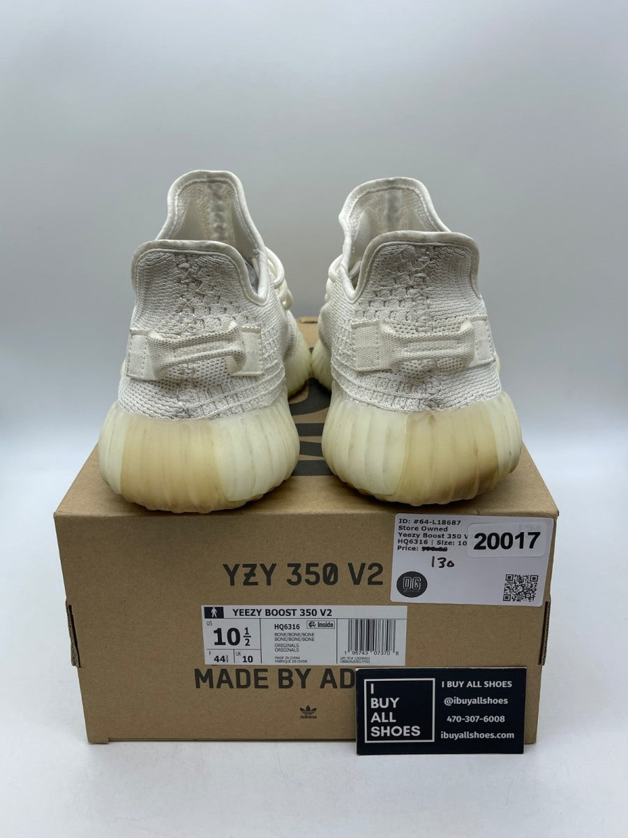 adidas Yeezy Boost 350 V2 Bone 10.5 (Moderately Worn Pre-Owned) - Image 3