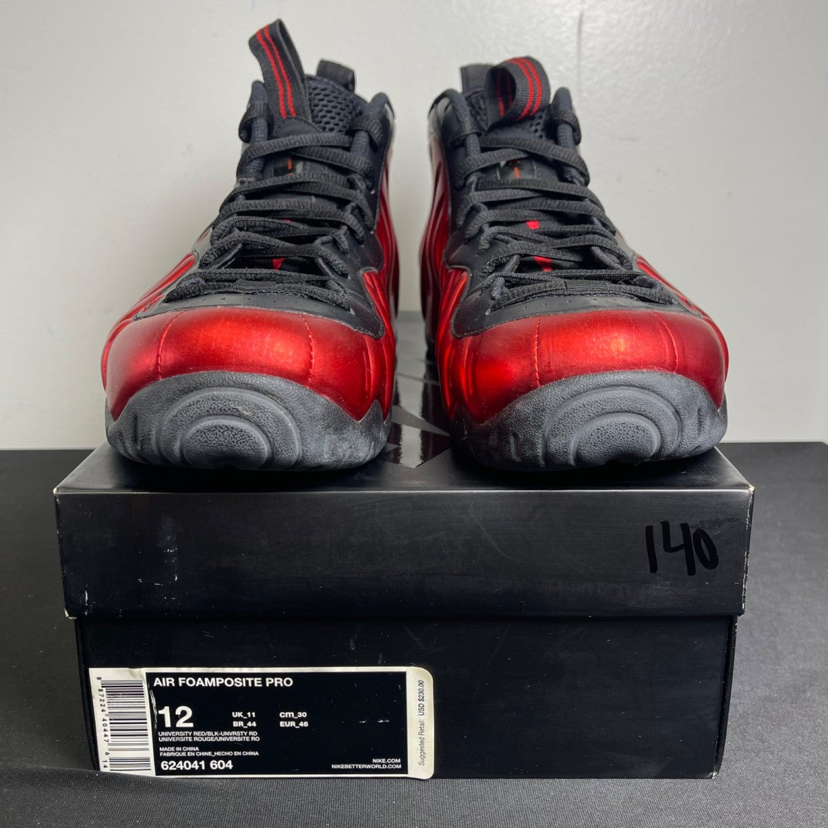 Nike Air Foamposite Pro University Red (Size 12) - Image 2
