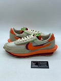 Nike LD Waffle sacai CLOT Kiss of Death Net Orange Blaze 11.5 (Moderately Worn Pre-Owned) - Image 1