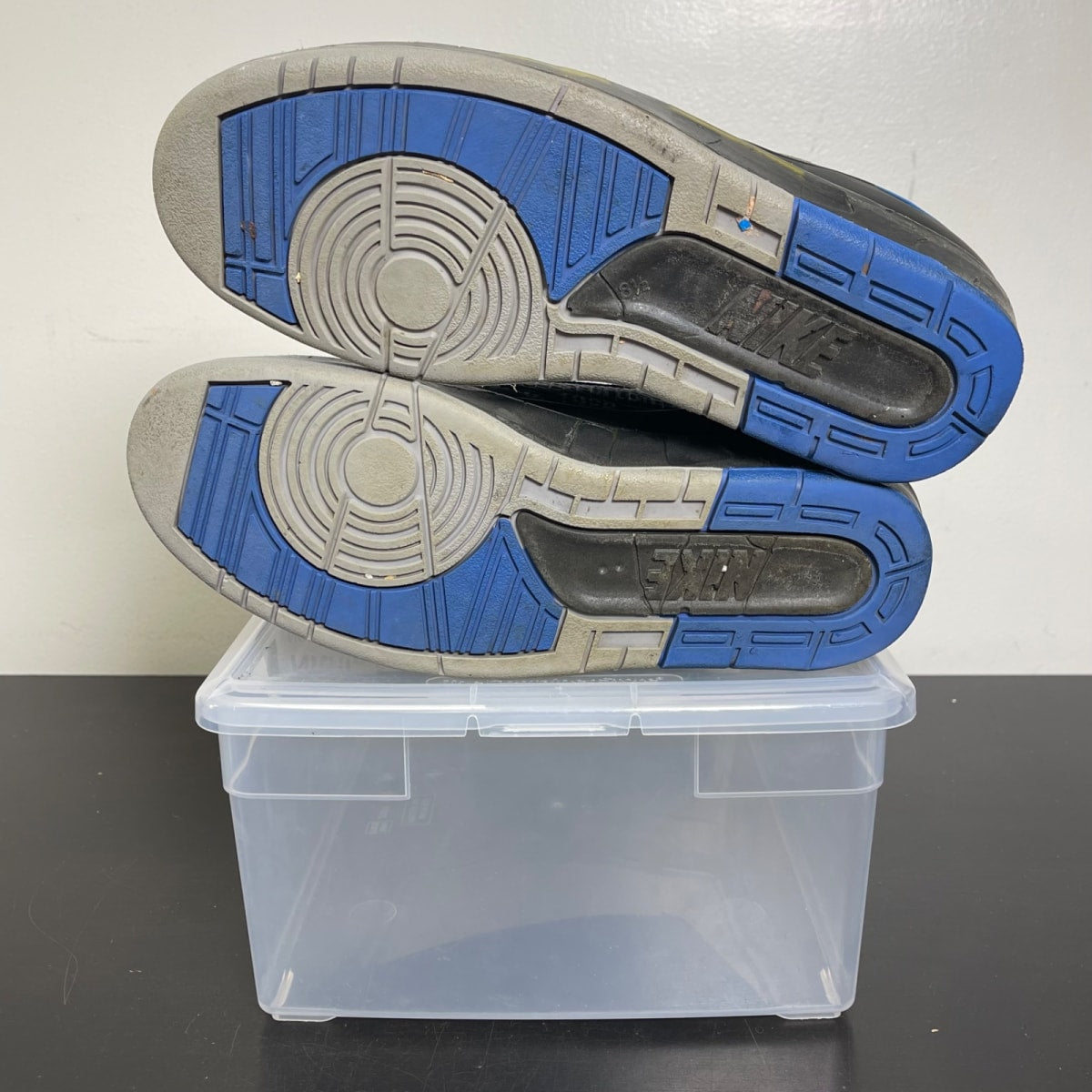 Jordan 2 Retro Low SP Off-White Black Blue 8.5 (Moderately Worn Pre-Owned)JordanBlack/Blue-Grey - Image 5