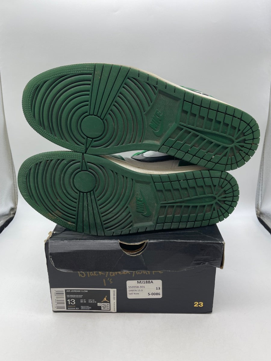 Jordan 1 Low Pine Green 13 (Moderately Worn Pre-Owned) - Image 7
