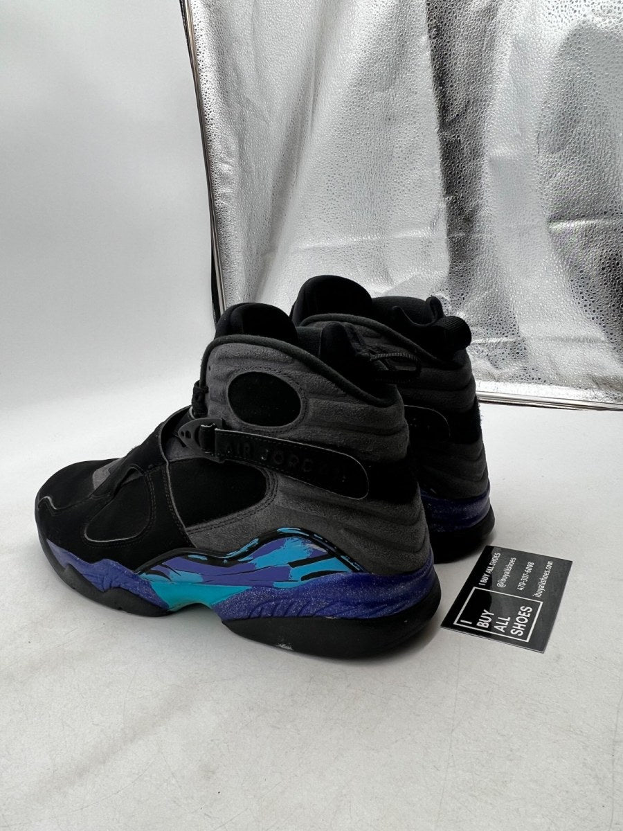 Jordan 8 Retro Aqua (2015) 10.5 (Moderately Worn Pre-Owned) - Image 4