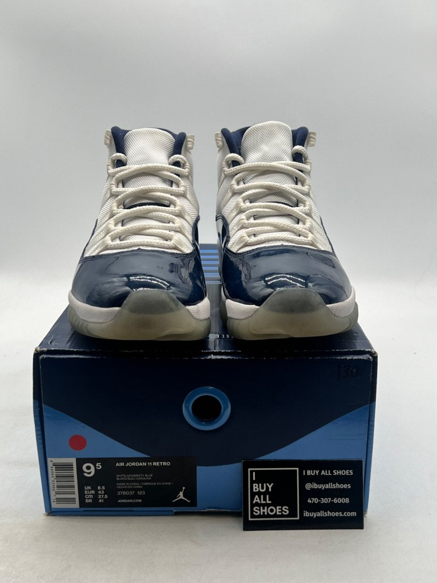 Jordan 11 Retro UNC Win Like 82 9.5 (Lightly Worn Pre-Owned) - Image 3