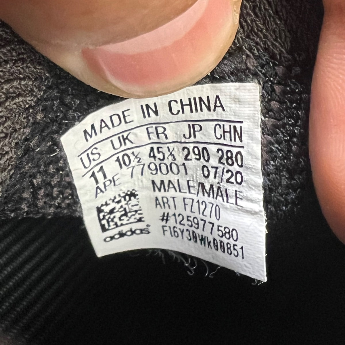 adidas Yeezy Boost 380 Onyx 11 (Lightly Worn Pre-Owned)adidasOnyx/Onyx/Onyx - Image 7