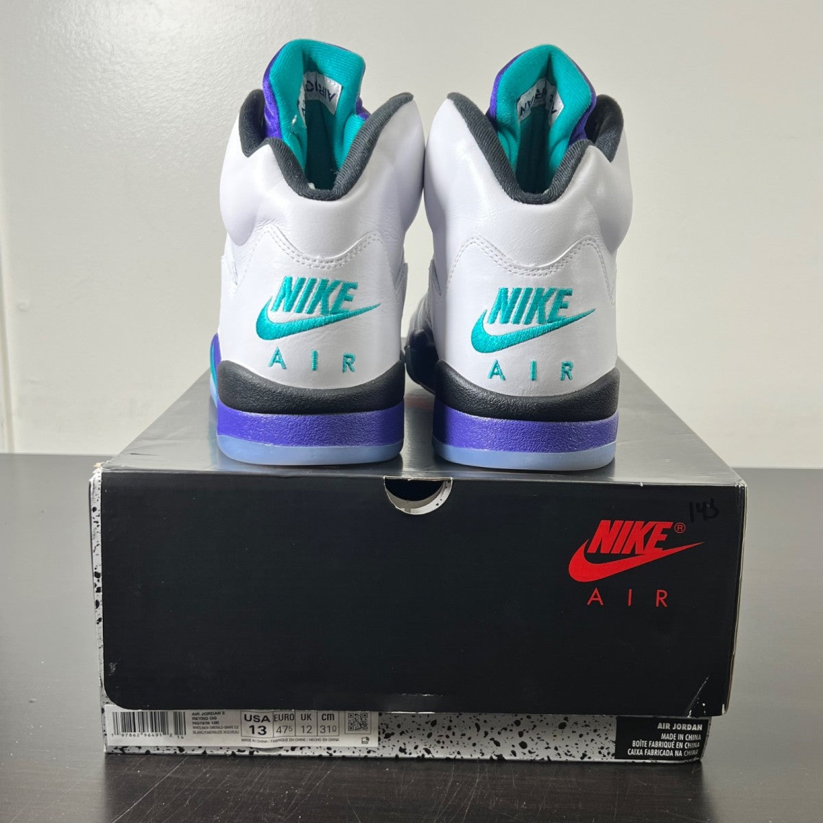 Jordan 5 Retro Grape (2025) (Size 13) Lightly Worn - Image 4