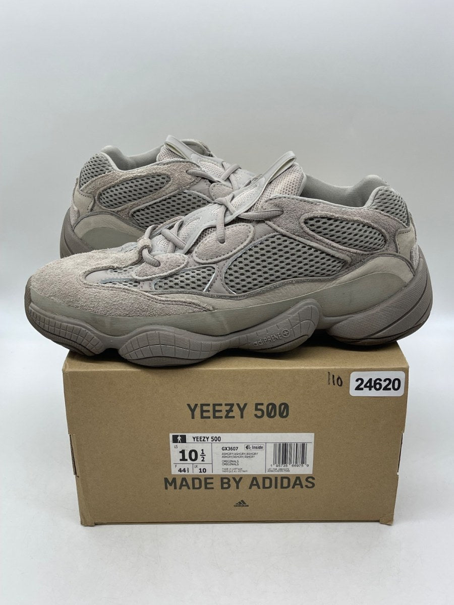 adidas Yeezy 500 Ash Grey 10.5 (Moderately Worn Pre-Owned)adidasAsh Grey/Ash Grey/Ash Grey - Image 1