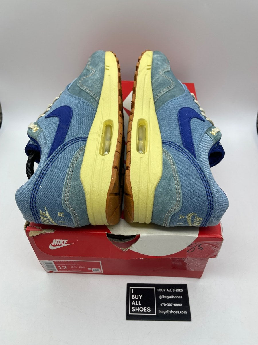 Nike Air Max 1 PRM Dirty Denim 12 (Moderately Worn Pre-Owned) - Image 6