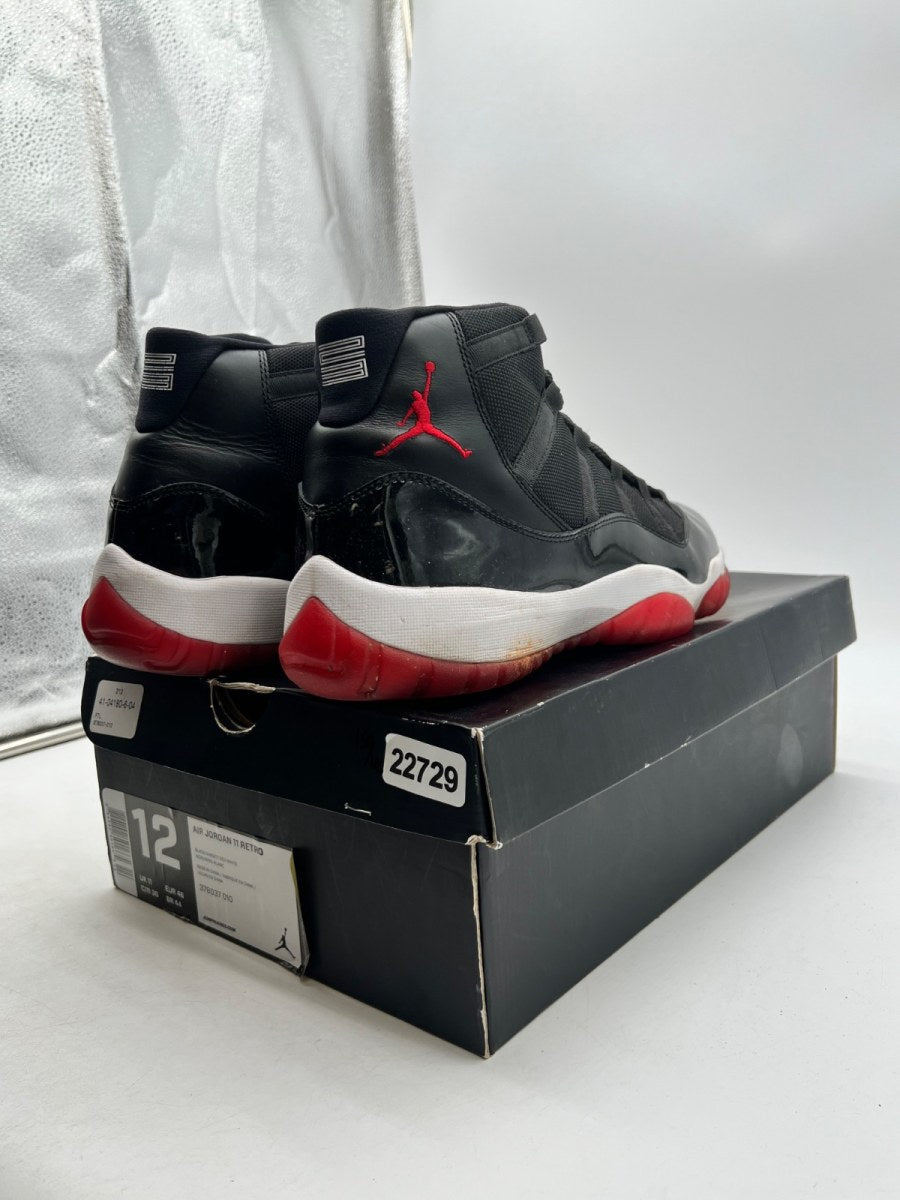Jordan 11 Retro Playoffs (2012) 12 (Moderately Worn Pre-Owned)JordanBlack/Varsity Red-White - Image 5