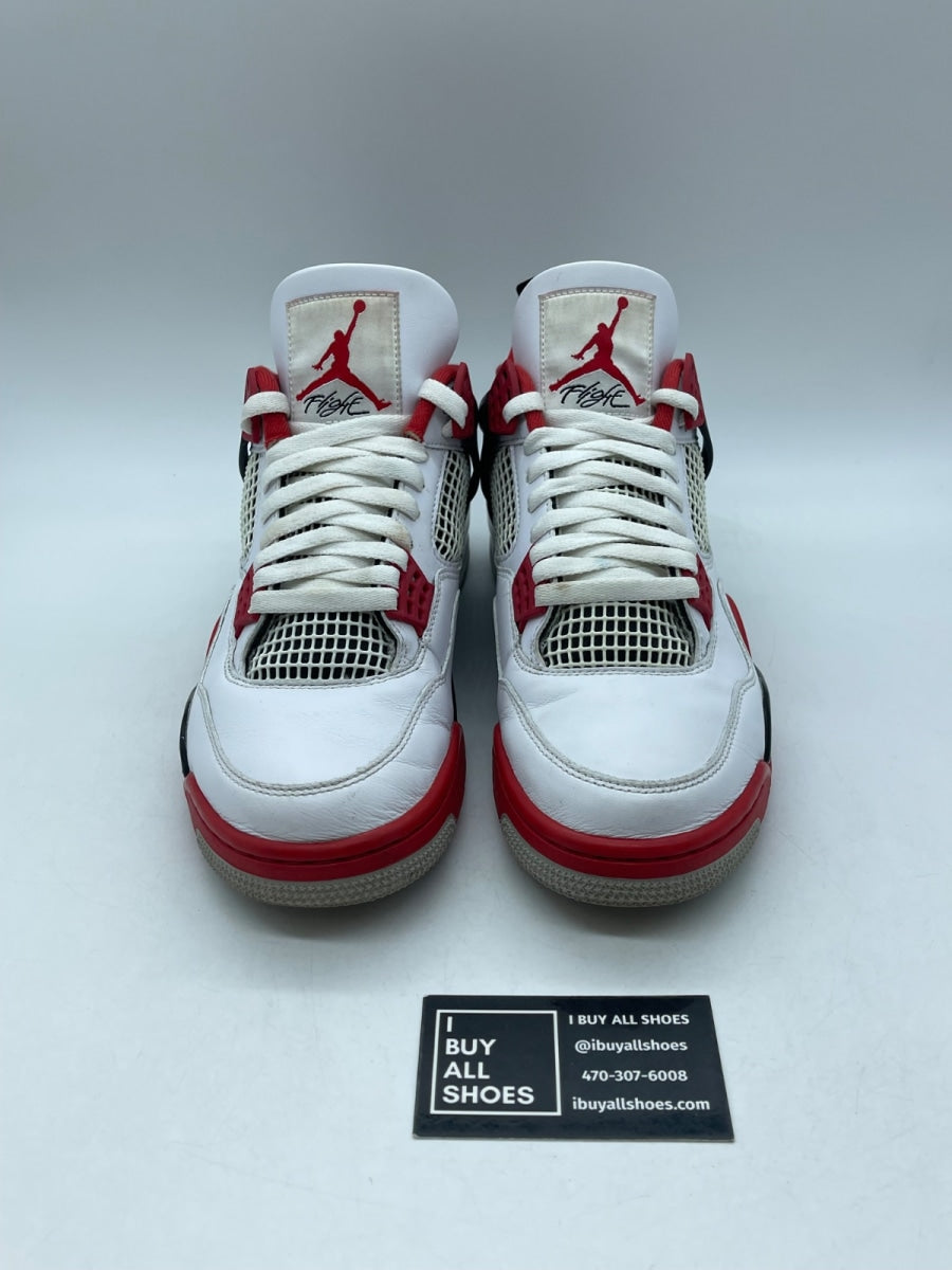Jordan 4 Retro Fire Red (2020) 10 (Moderately Worn Pre-Owned) - Image 2