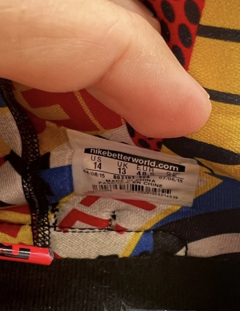 Nike LeBron 12 What the LeBron 14 (Moderately Worn Pre-Owned)NikeMulti-Color/Phantom-Multi-Color - Image 7