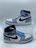 Jordan 1 Retro High OG University Blue 11 (Moderately Worn Pre-Owned)JordanWhite/University Blue-Black - Image 1