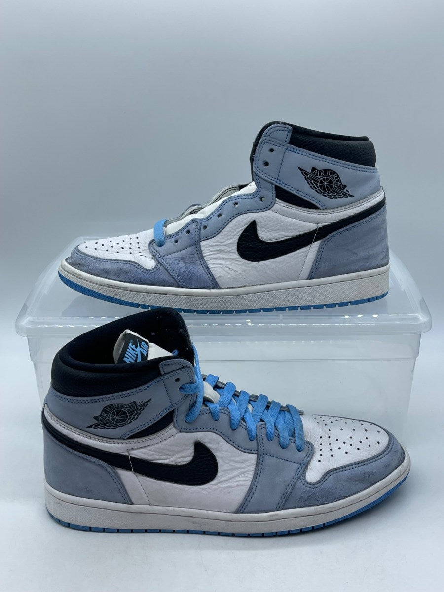 Jordan 1 Retro High OG University Blue 11 (Moderately Worn Pre-Owned)JordanWhite/University Blue-Black - Image 1