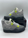 Jordan 4 Retro SE 95 Neon 9 (Moderately Worn Pre-Owned)JordanCool Grey/Volt-Wolf Grey-Anthracite - Image 1