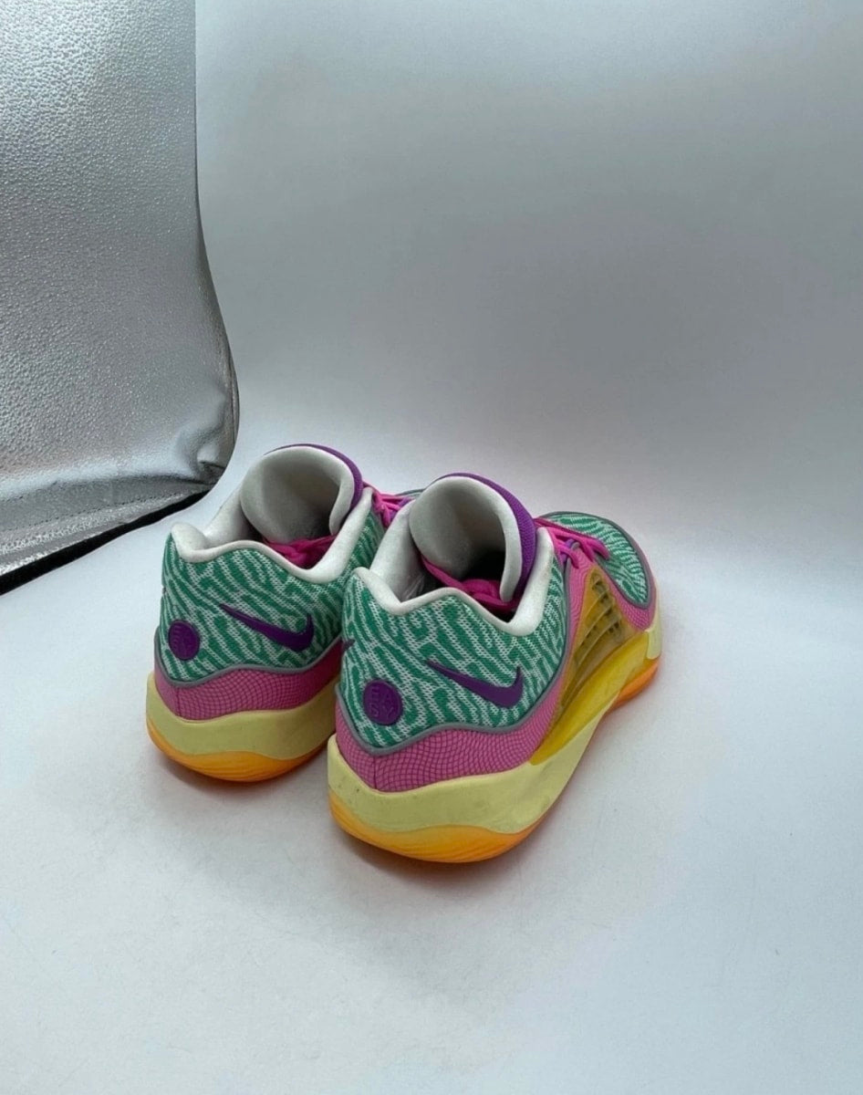 Nike KD 16 All-Star 13 (Lightly Worn Pre-Owned)NikeStadium Green/Hyper Violet/Barely Green/Playful Pink/University Gold/Lightening - Image 5