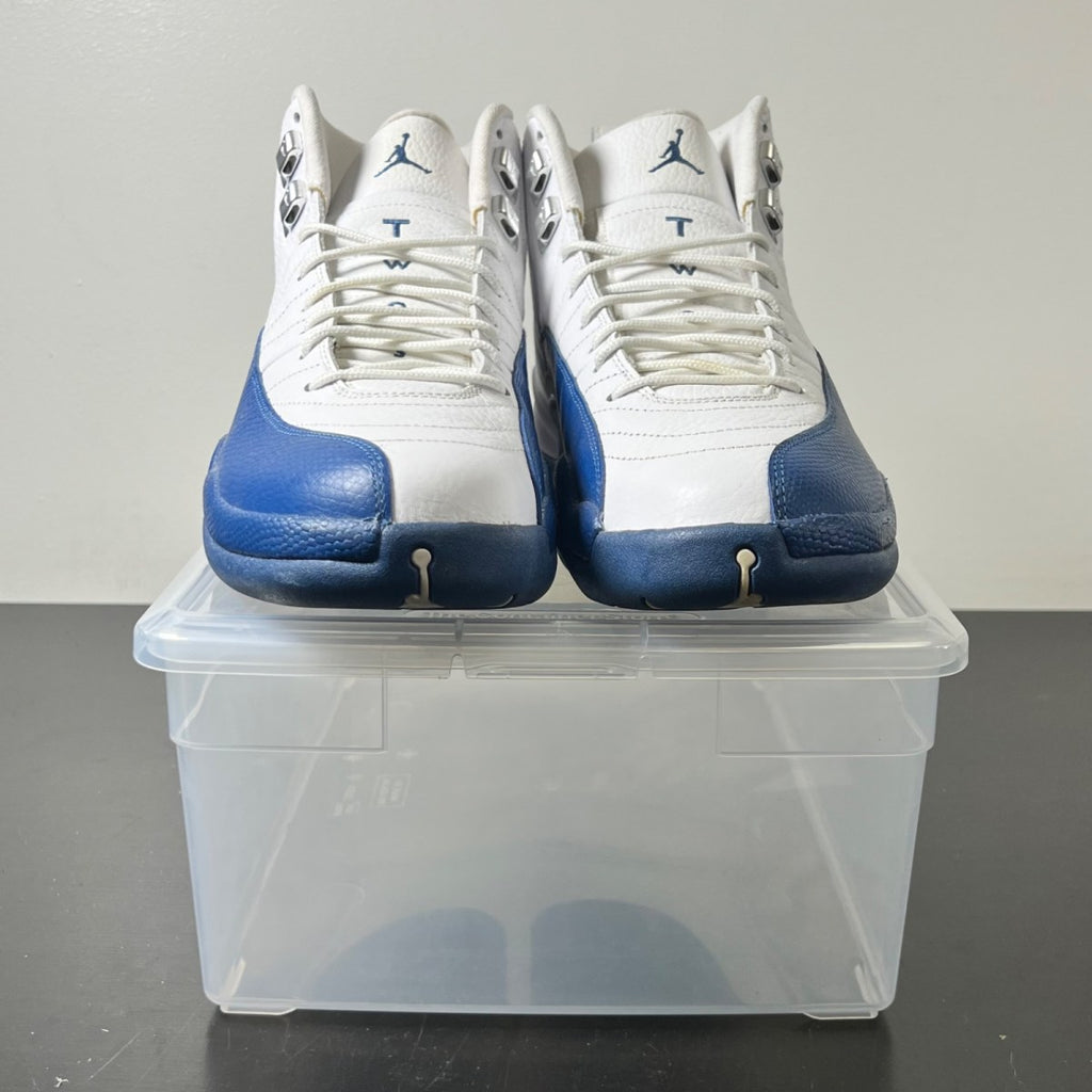 Jordan 12 Retro French Blue (2016) 11.5 (Moderately Worn Pre-Owned)JordanWhite/French Blue-Metallic Silver-Varsity Red - Image 2
