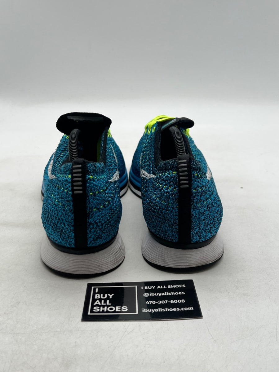 Nike Flyknit Racer Blue Cactus 12 (VNDS Pre-Owned) - Image 3