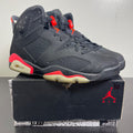 Jordan 6 Retro Infrared Black (2014) 12 (Moderately Worn Pre-Owned)JordanBlack/Infrared23-Black - Image 1