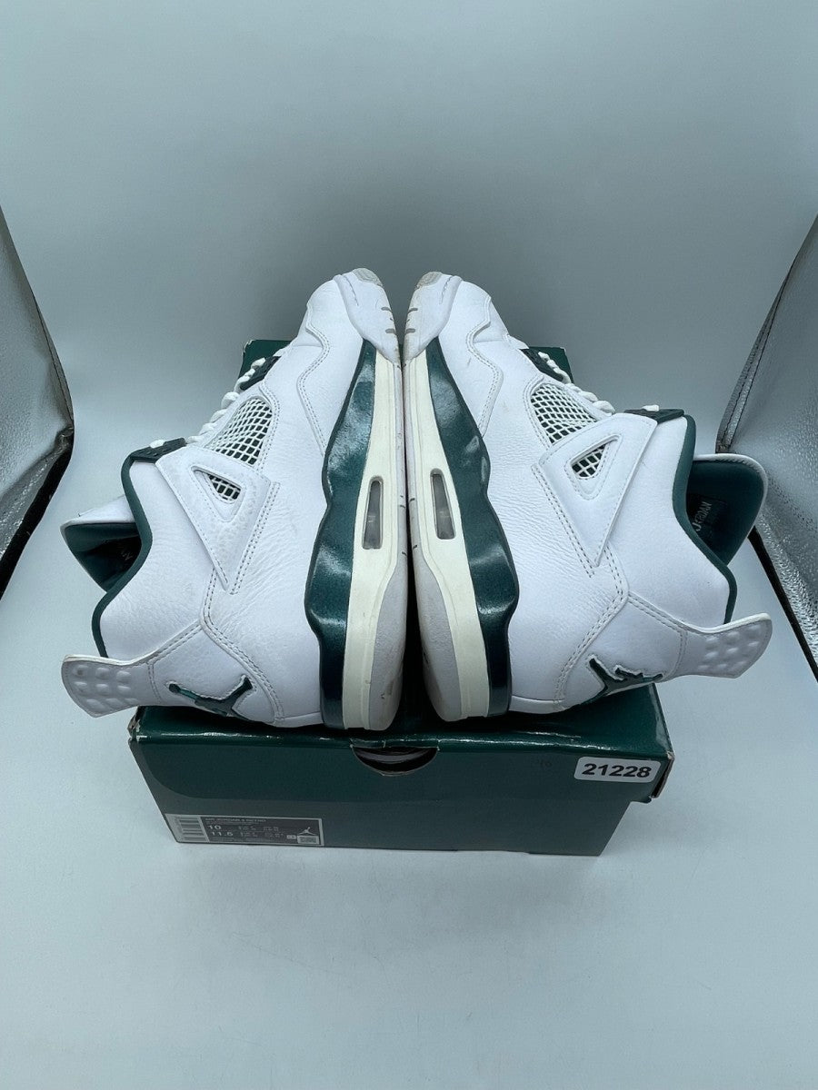 Jordan 4 Retro Oxidized Green 10 (Moderately Worn Pre-Owned) - Image 6